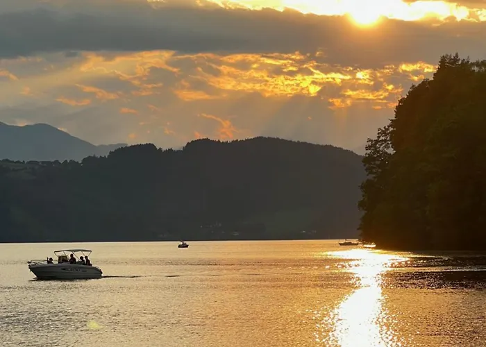 Eulennest Ruhiges Am Millstaetter Mit Garten-bergblick & Sauna - סיבודן